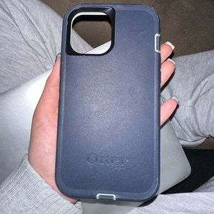 IPhone 12 Pro Max Varsity Blue Otterbox Defender Series Case